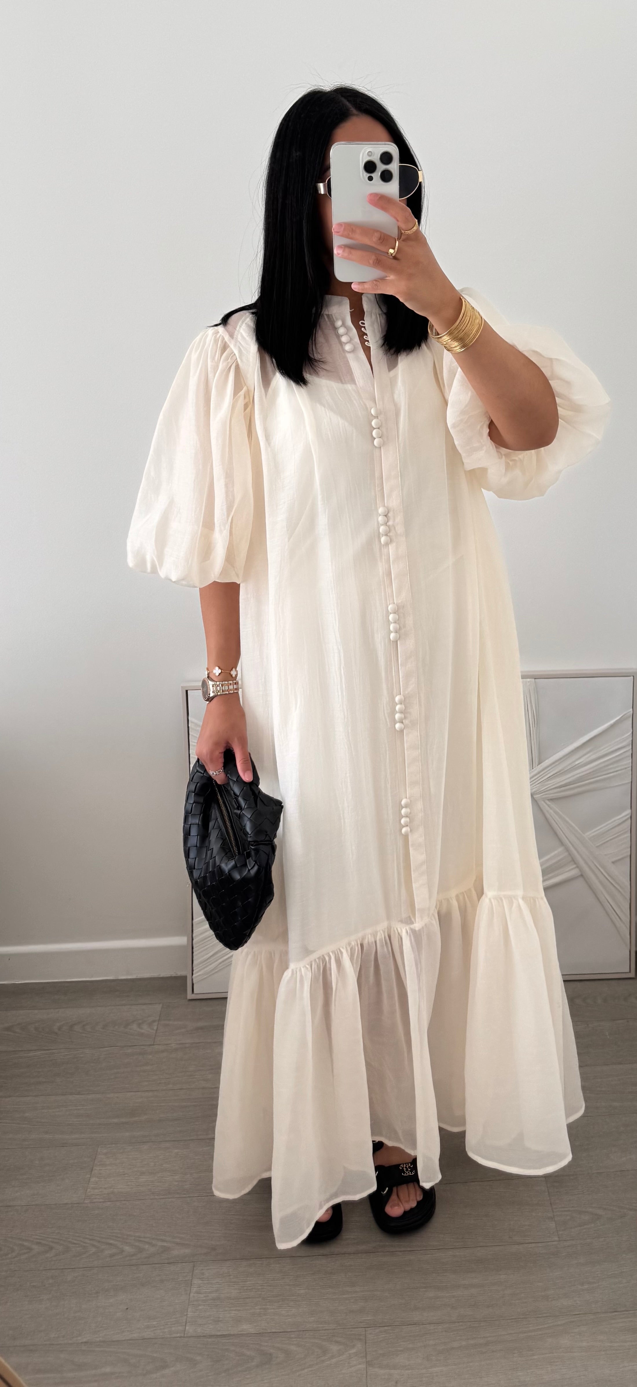 Robe MINA crème