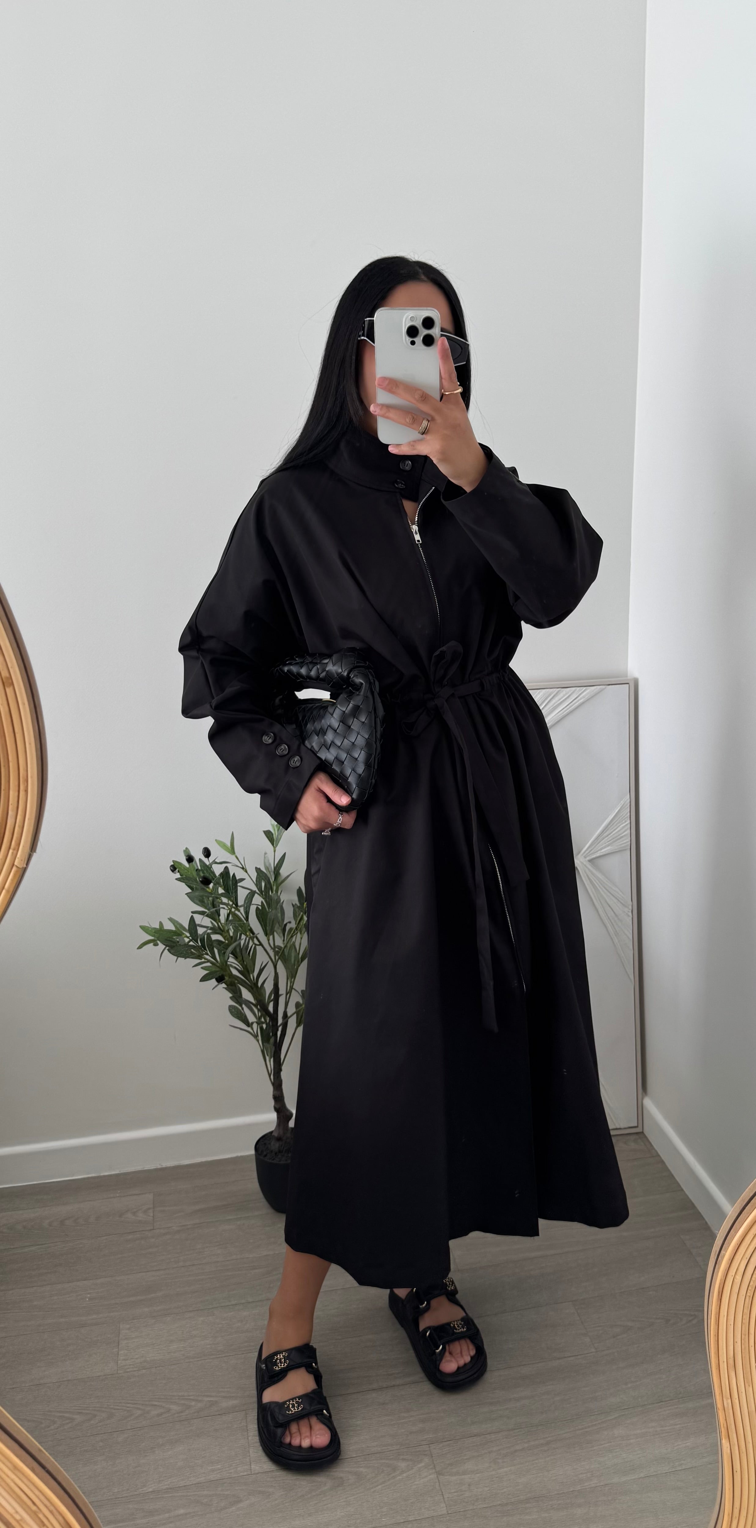 Robe trench noir