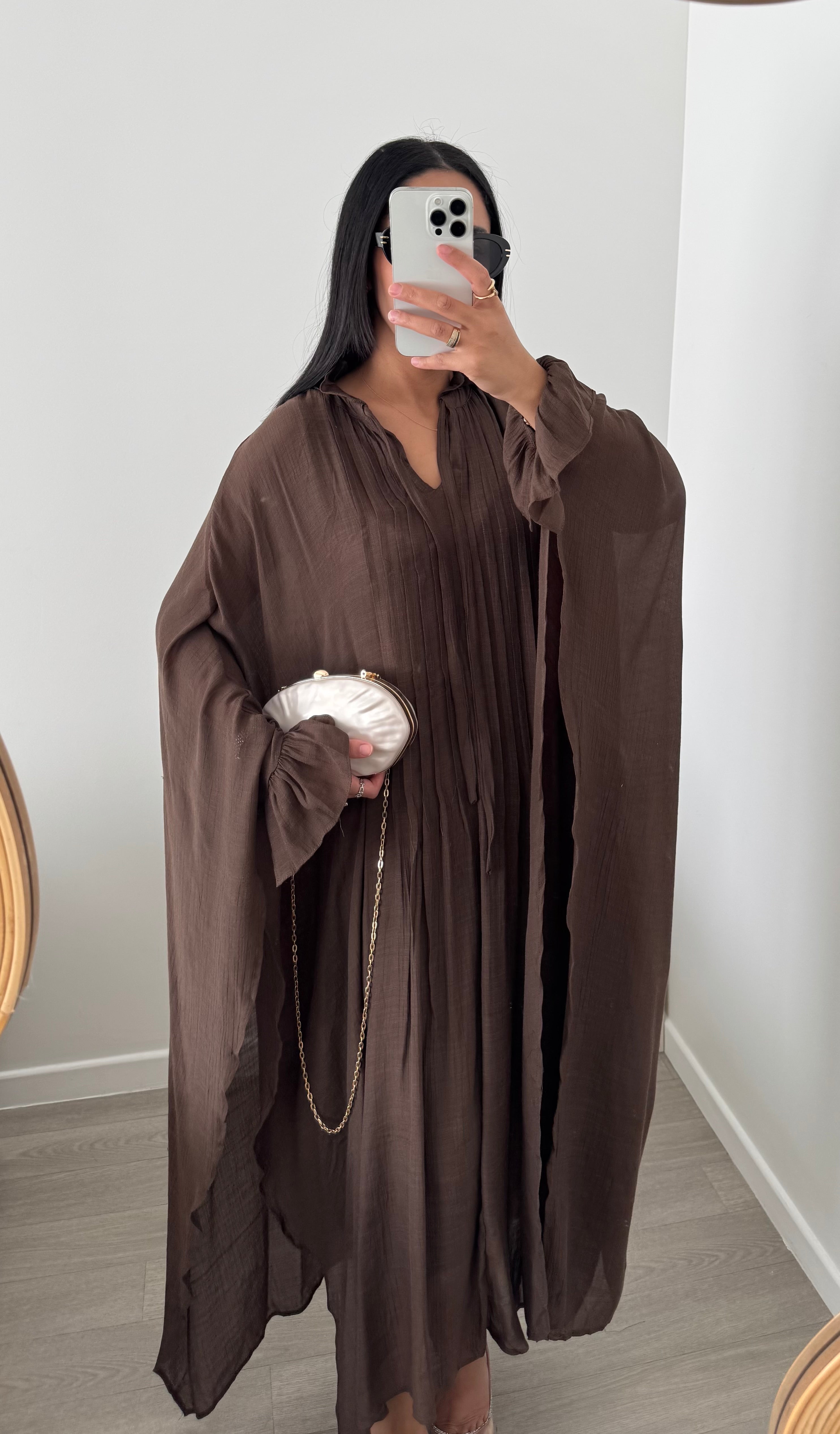 Robe ZINA marron