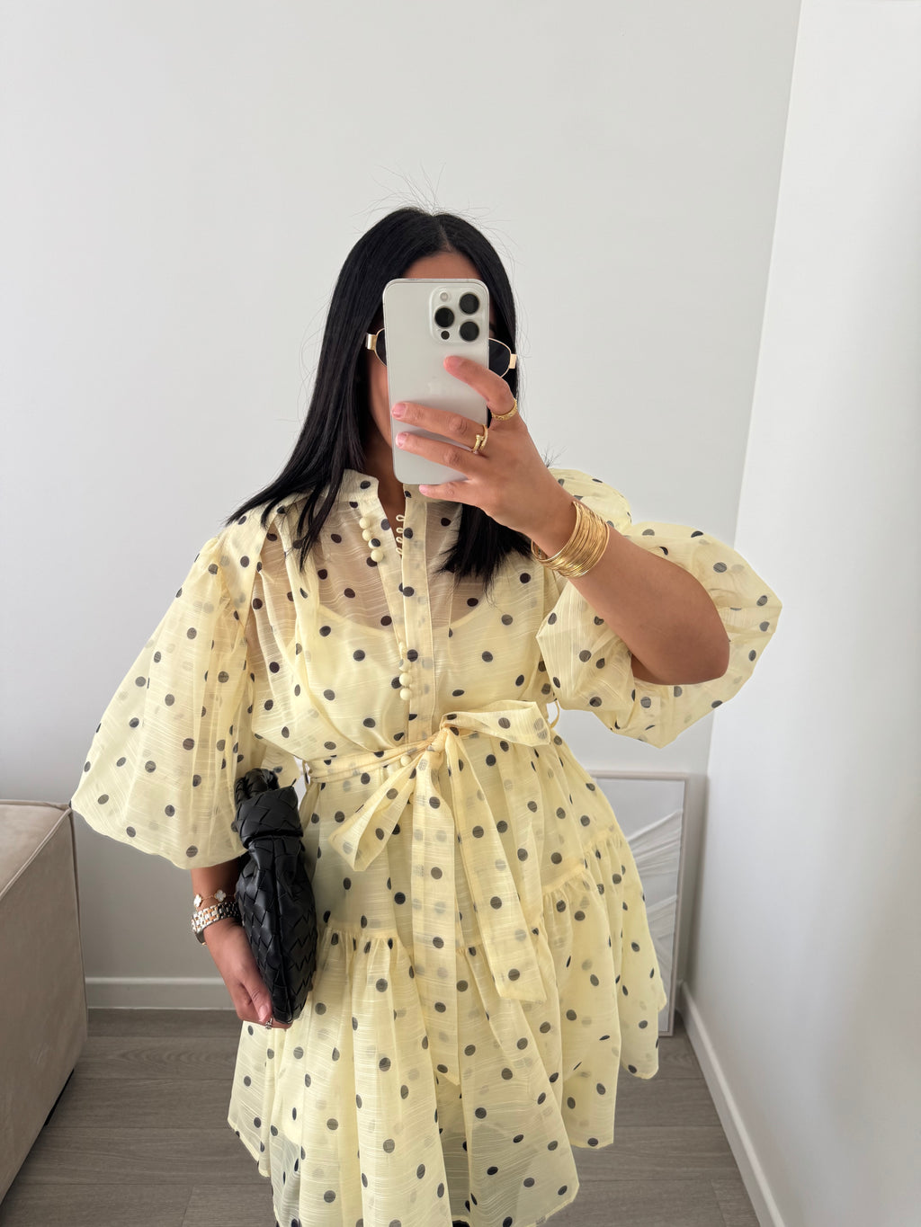 Robe POIS jaune