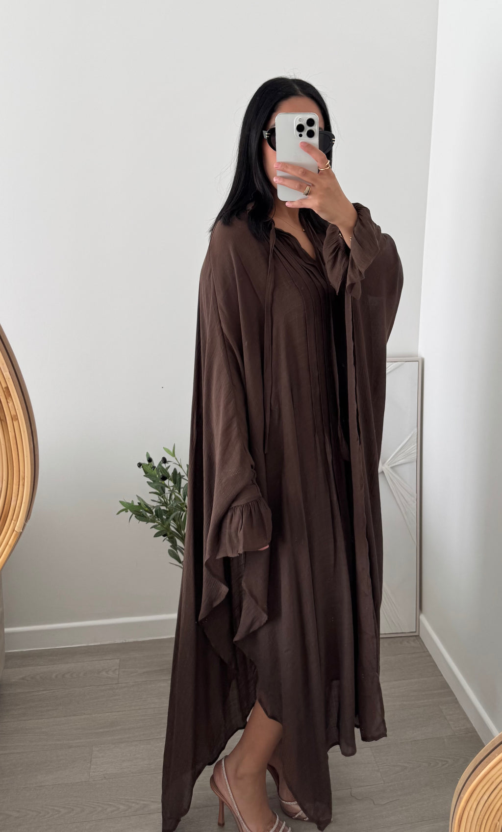 Robe ZINA marron