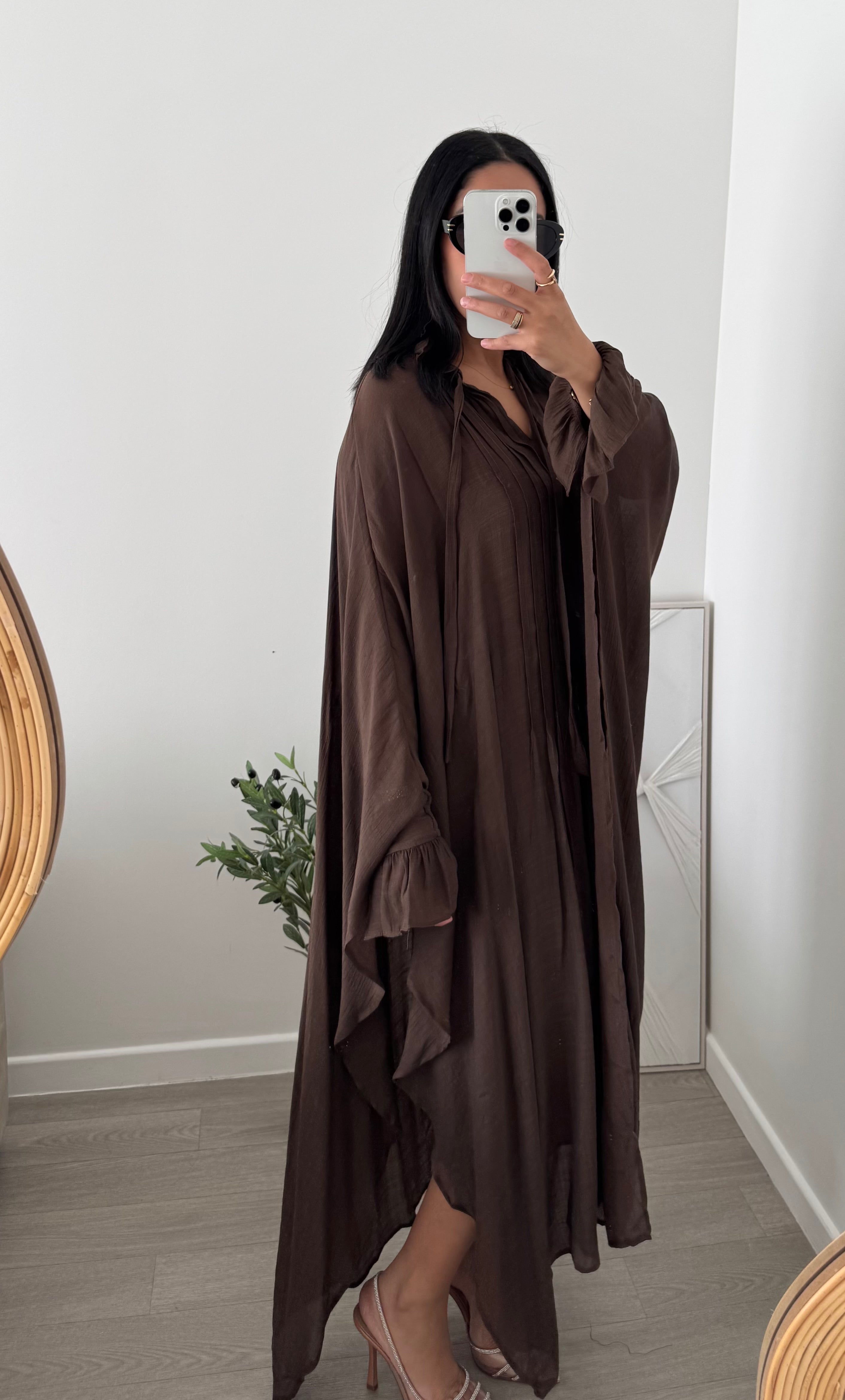 Robe ZINA marron
