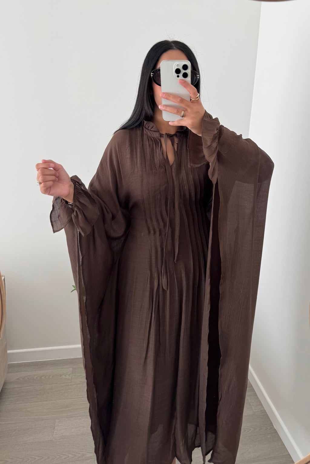 Robe ZINA marron