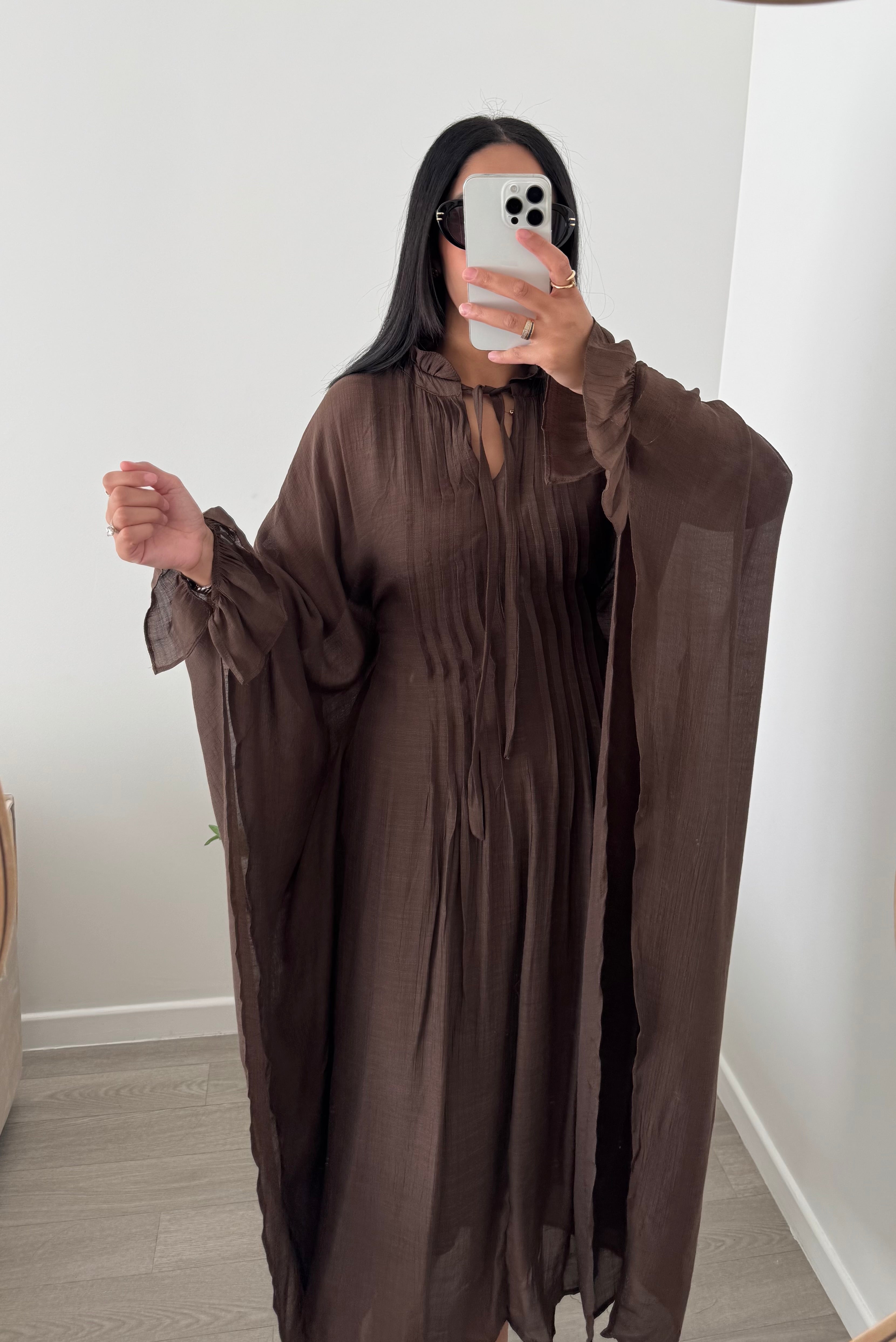 Robe ZINA marron