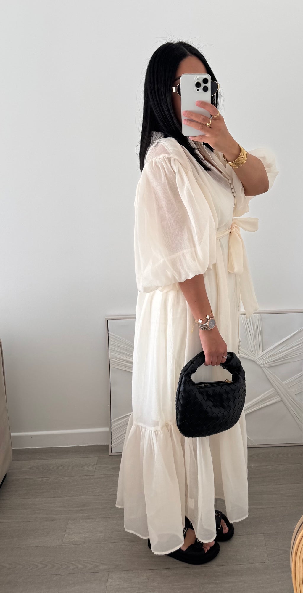 Robe MINA crème