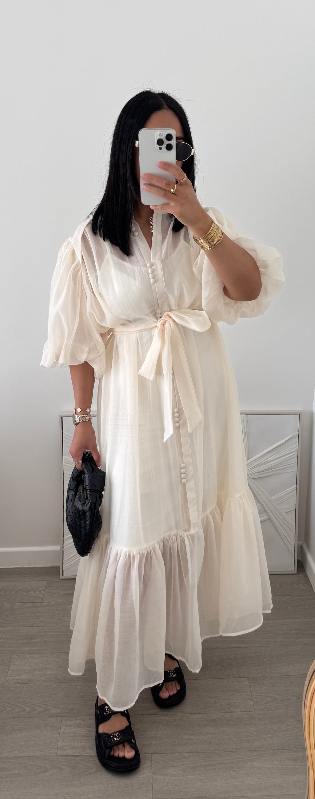Robe MINA crème