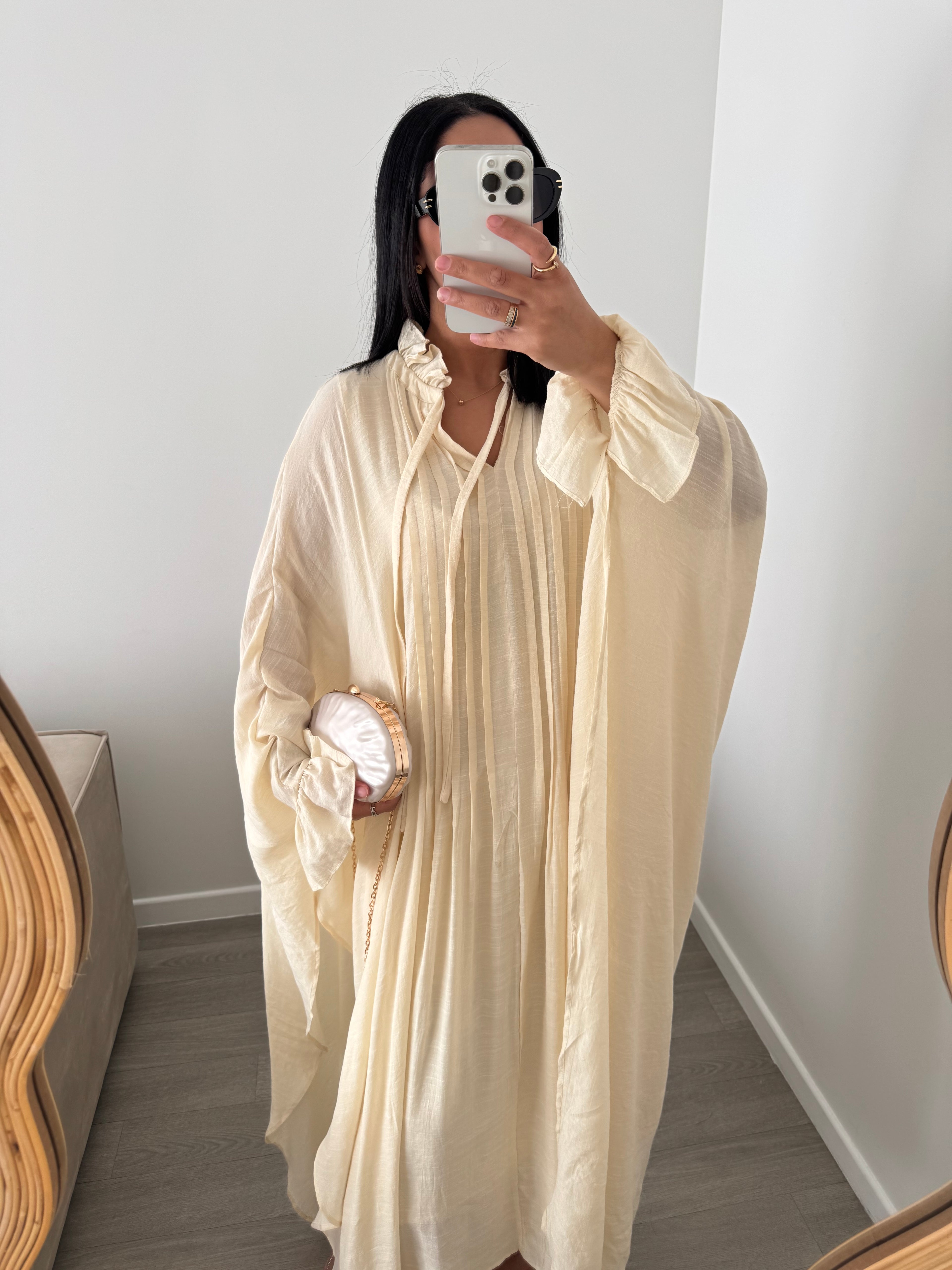 Robe ZINA crème