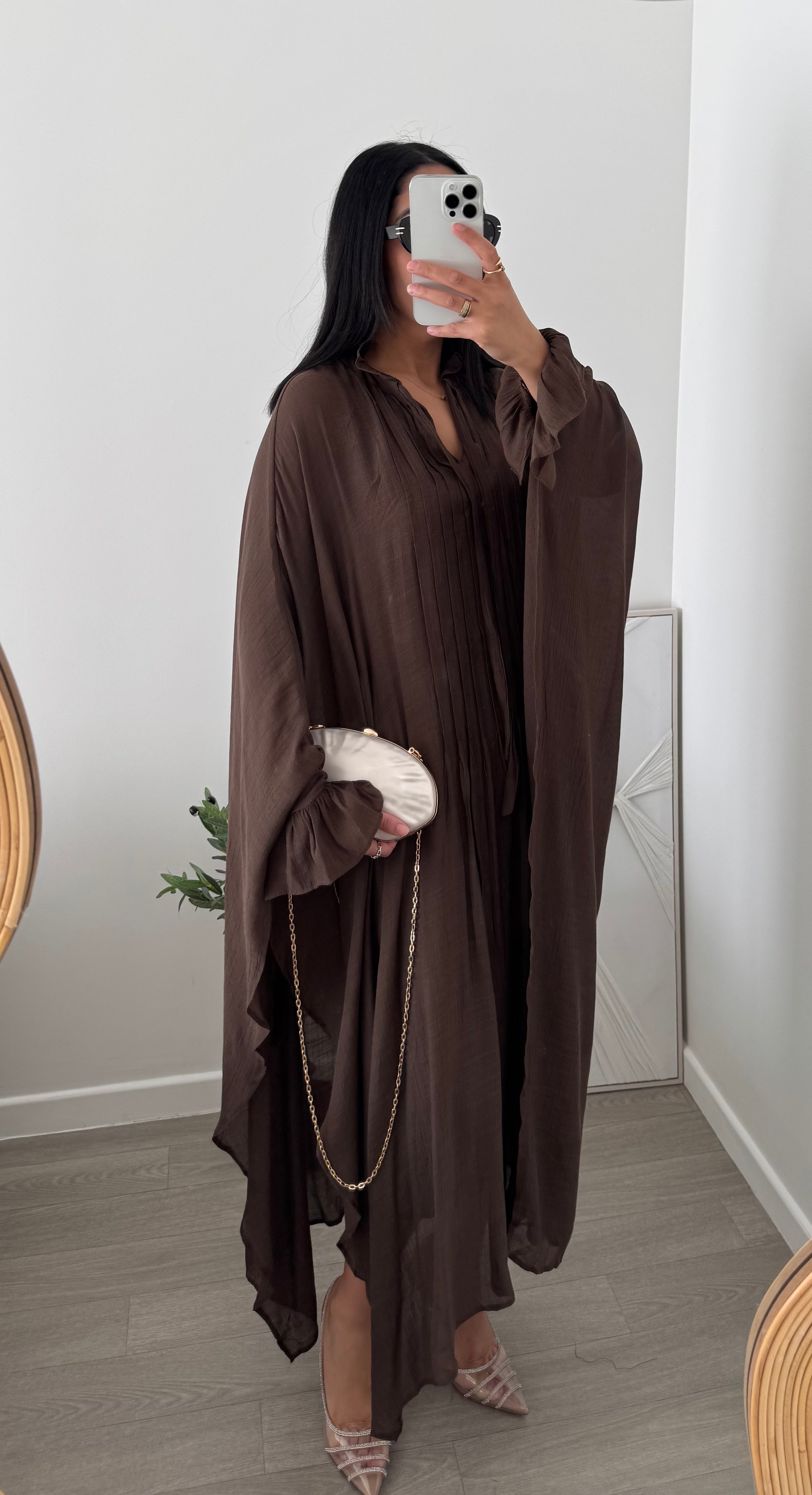 Robe ZINA marron