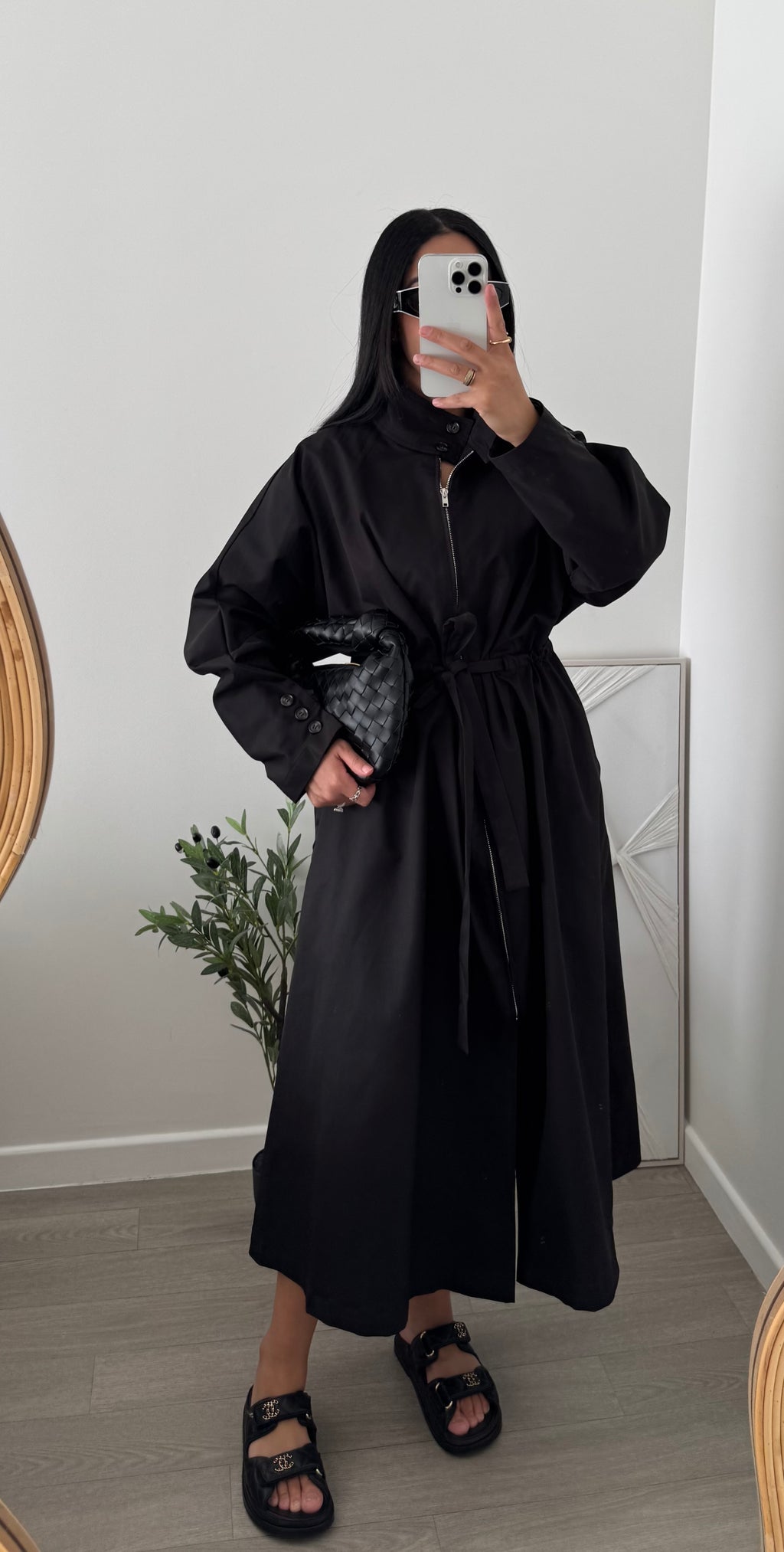 Robe trench noir