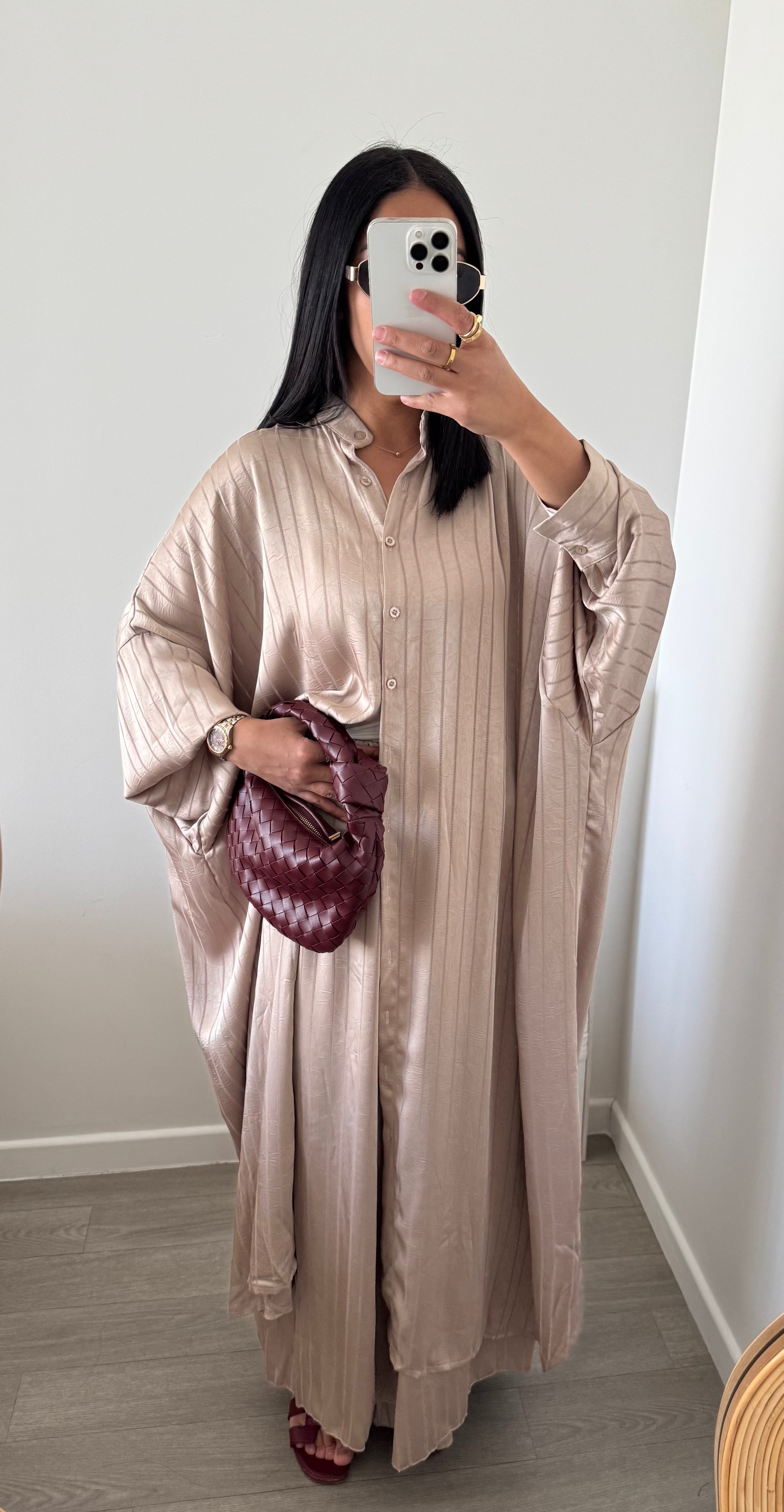 ensemble LILA satin